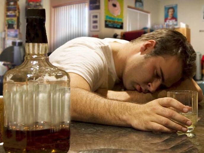 a man drinks alcohol, how to quit